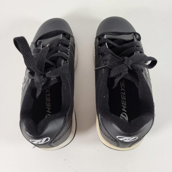 HEELYS Black Low Wheeled Heeled Shoe Unisex Kids Size 3 - Picture 10 of 11